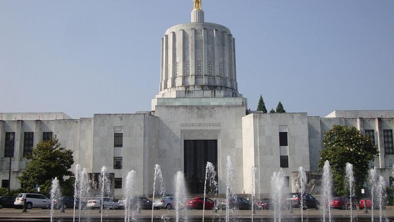 The Oregon State Capitol in Salem