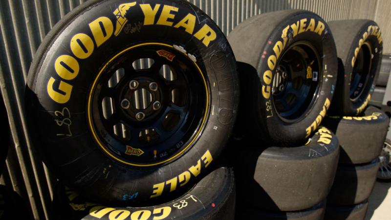 Goodyear racing Eagle tires in 2009