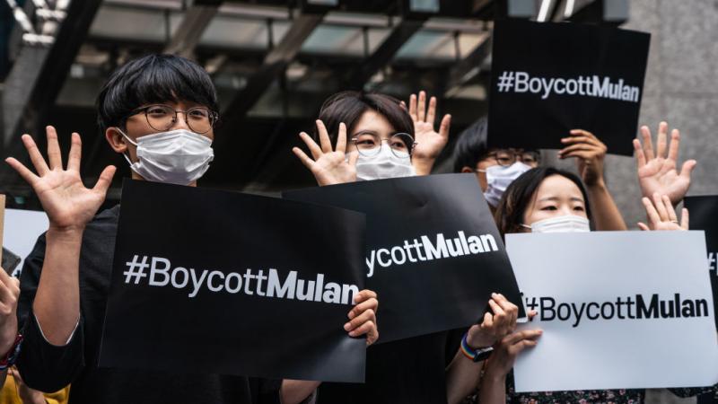 Anti-Mulan protests in South Korea in July