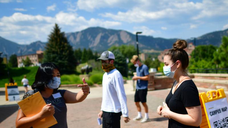 University of Colorado Boulder students 