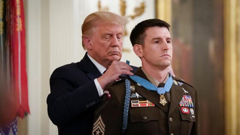 Sergeant Major Thomas P. Payne receives Medal of Honor 