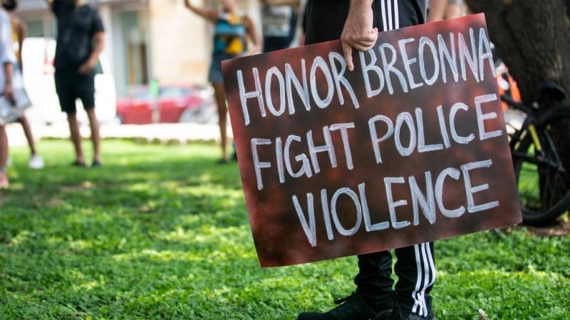Community members in Austin, Texas gathered for a Stand 4 Breonna event to demand justice for Breonna Taylor 