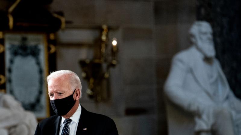 Joe Biden in the U.S. Capitol, Sept. 25
