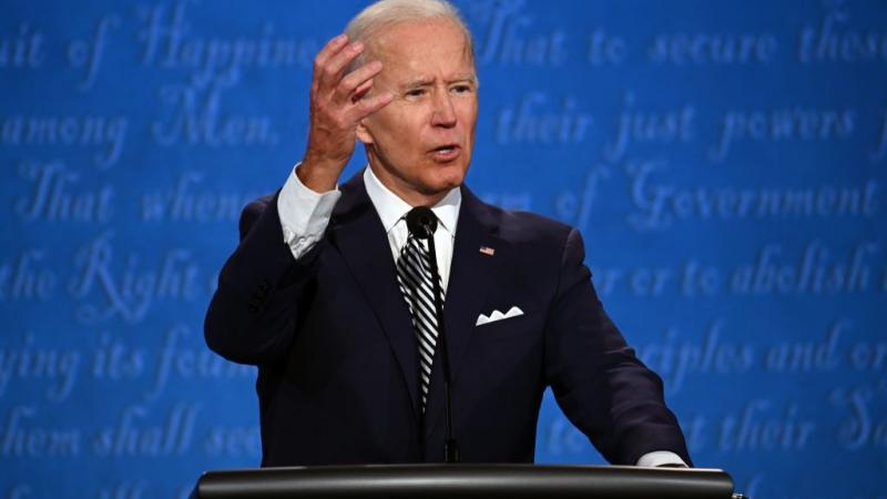 Biden at the first presidential debate
