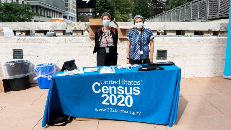 US Census workers in New York City