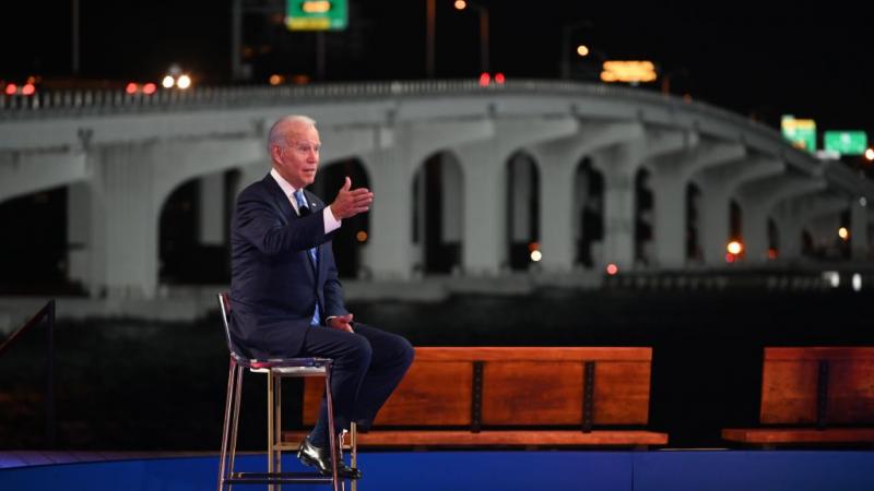 Joe Biden at NBC town hall event in Miami 