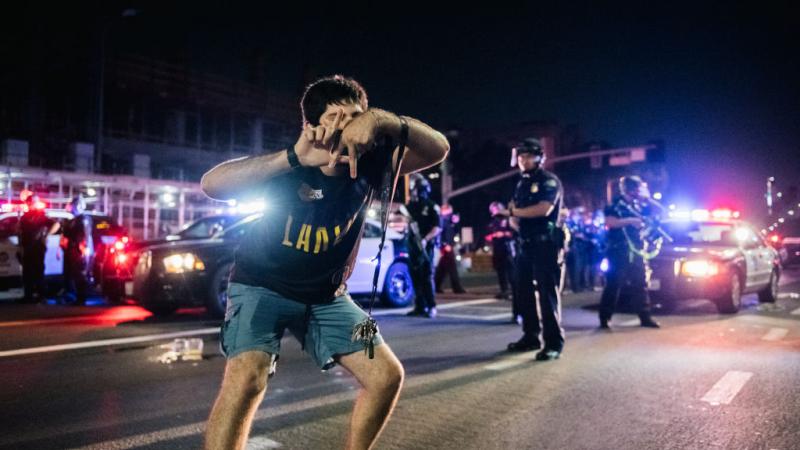 Laker victory celebration