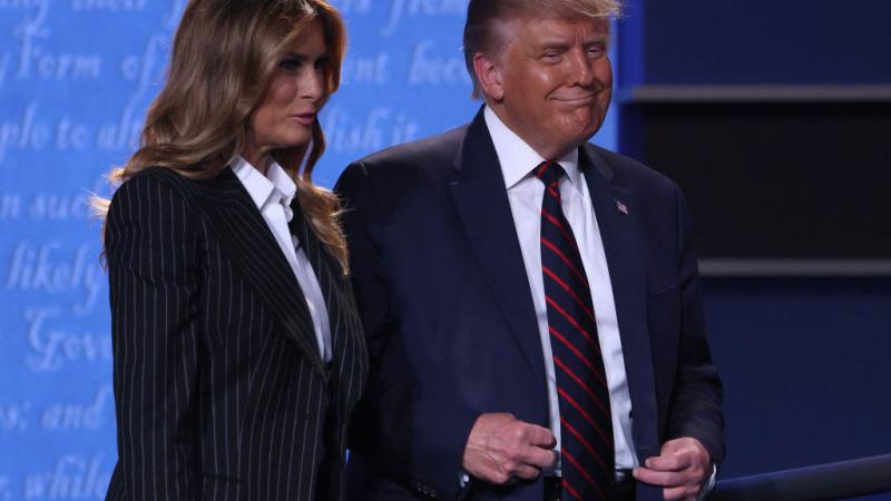 President Trump and First Lady Melania Trump in September 2020