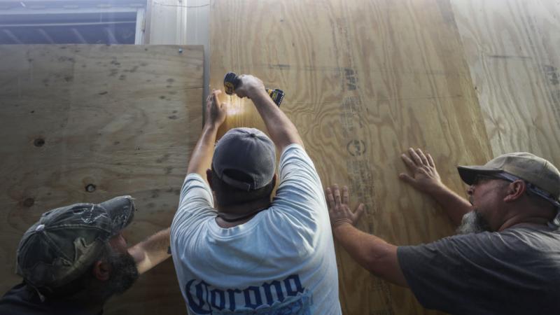 Hurricane Delta preparations 