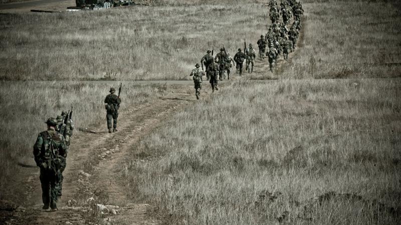 Navy SEALs during the infamous 'Hell Week'
