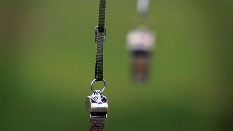 Polo referee whistles in England in 2007