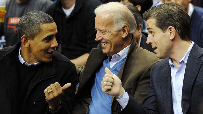 President Barack Obama, V.P. Joe Biden, and Hunter Biden, Jan. 2010
