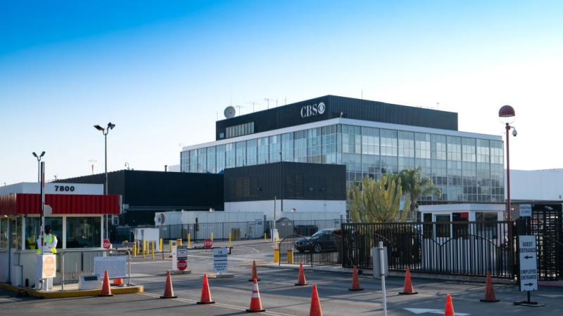 CBS building in Hollywood