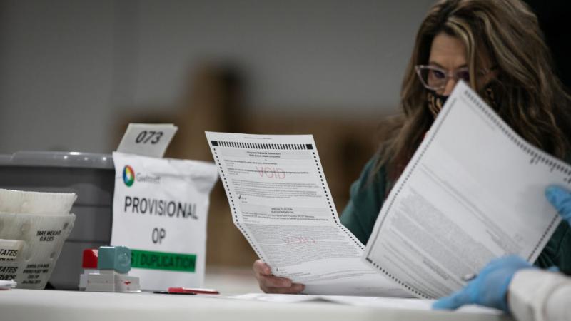 Ballot counting in Gwinnett Couny, GA