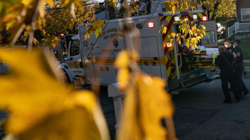 First responders in Glen Burnie, Maryland, Nov. 10