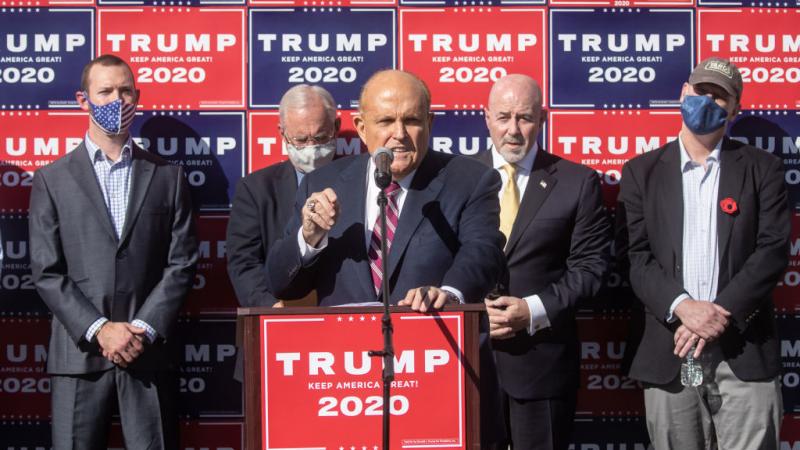 Rudy Giuliani on November 7, 2020