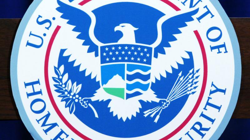U.S. Department of Homeland Security seal shown in 2003