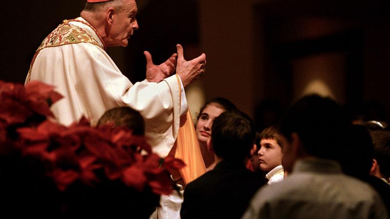 Cardinal Theodore McCarrick at St. John the Evangelist Church in Silver Spring