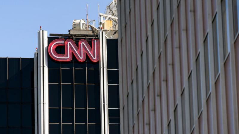 The CNN logo in Los Angeles