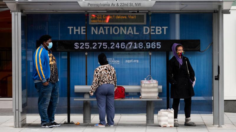 A national debt counter, May 2020