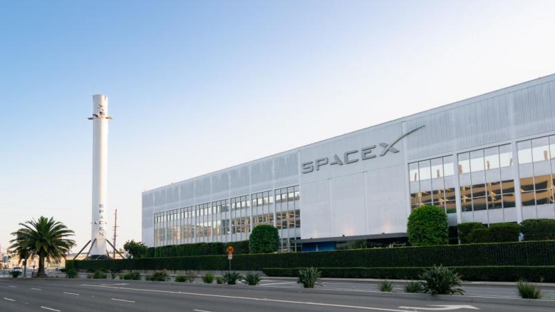 SpaceX headquarters in Los Angeles in August 2020