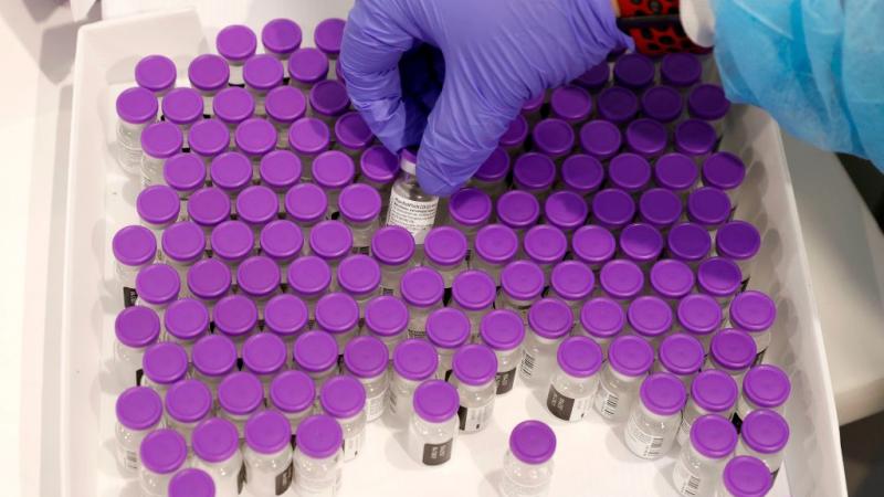 Doses of the Pfizer Covid-19 vaccine