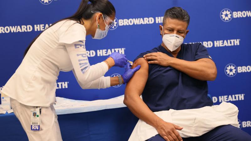 Vaccine administration in Fort Lauderdale, FL, Dec. 23