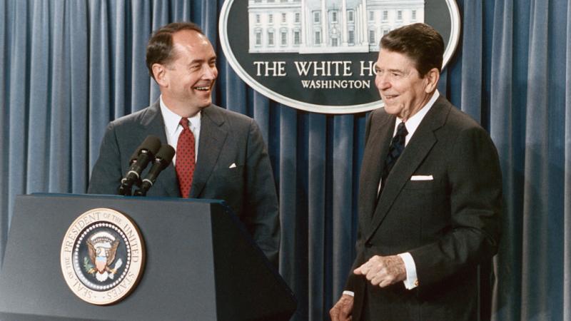 Dick Thornburgh and President Ronald Reagan