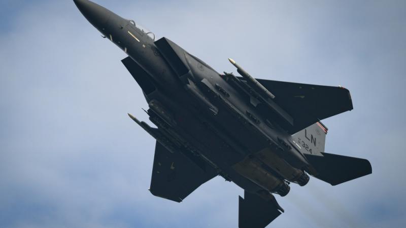 An F-15 assigned to NATO