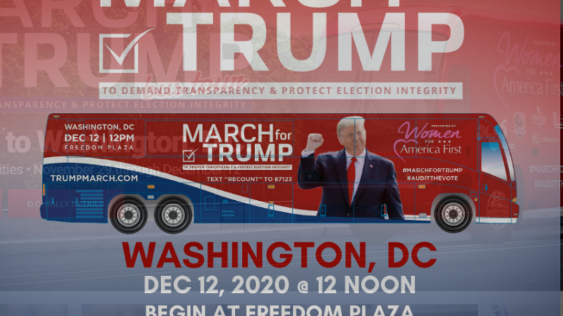 March for Trump poster