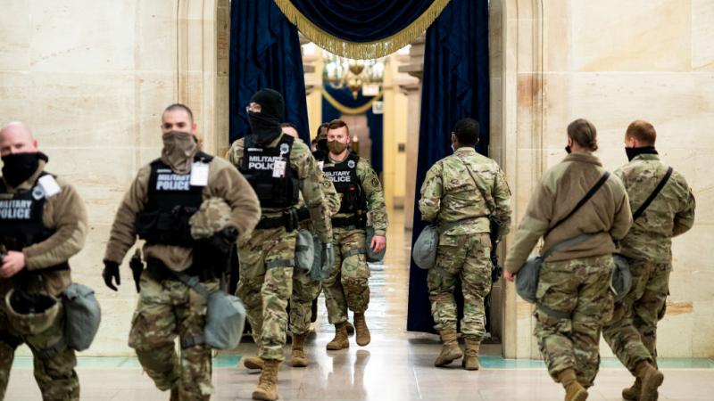 National Guard troops in Washington. D.C.