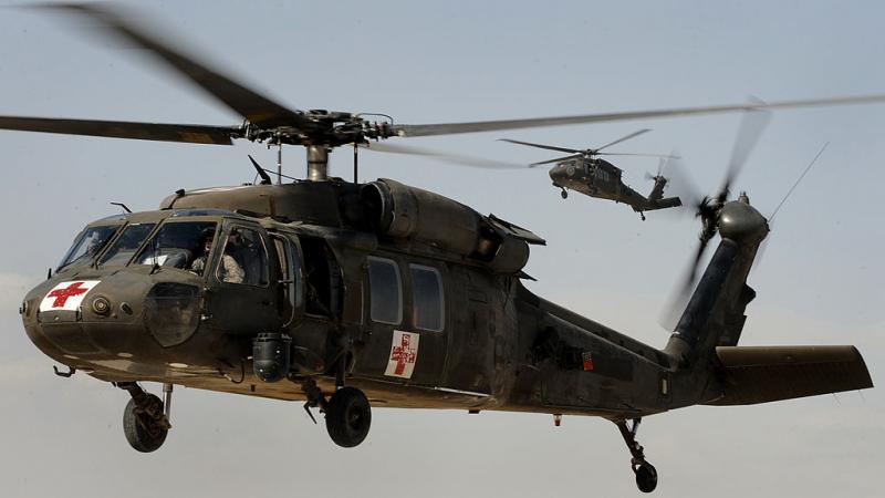 US Army Blackhawk helicopter in 2011