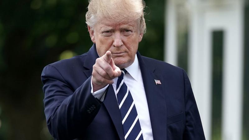 Then-President Trump in 2019