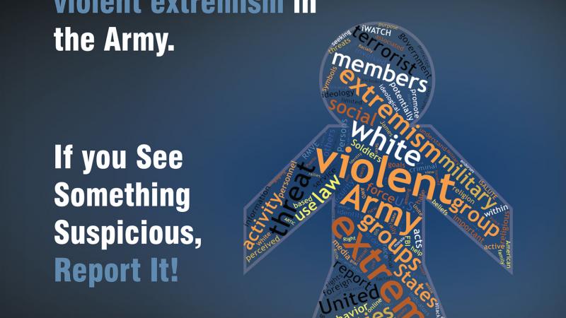 The Army recalled this poster last fall, over complaints.