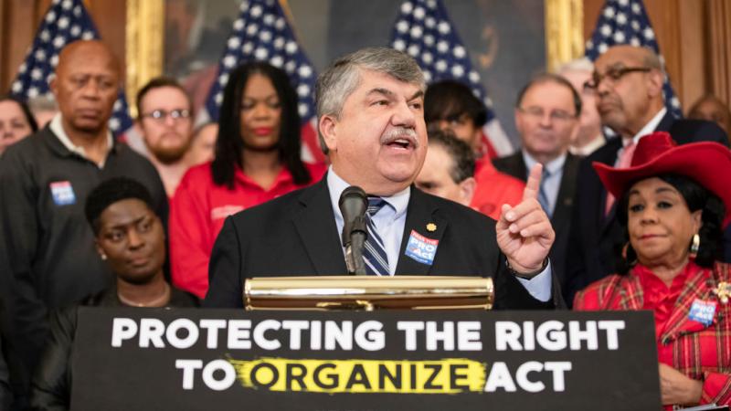 AFL-CIO president Richard Trumka