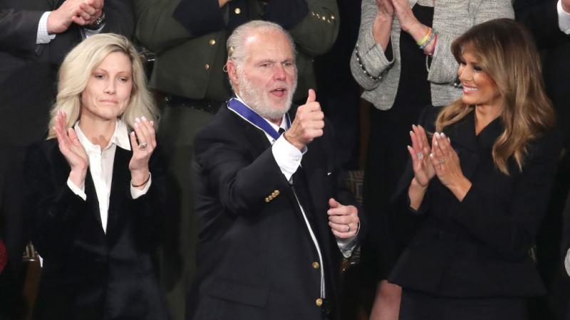 Rush Limbaugh at 2020 State of the Union address