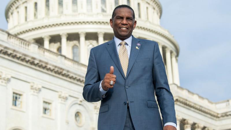 Utah Rep. Burgess Owens stands at U.S. Capitol on Jan. 4, 2021