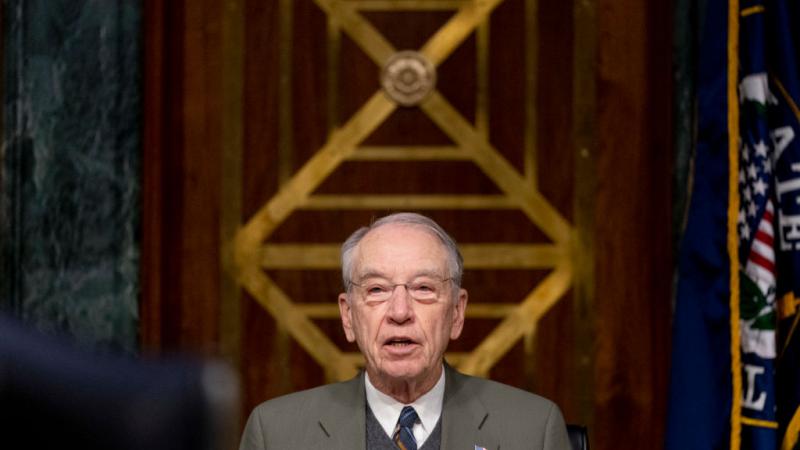 Sen. Chuck Grassley in January 2021