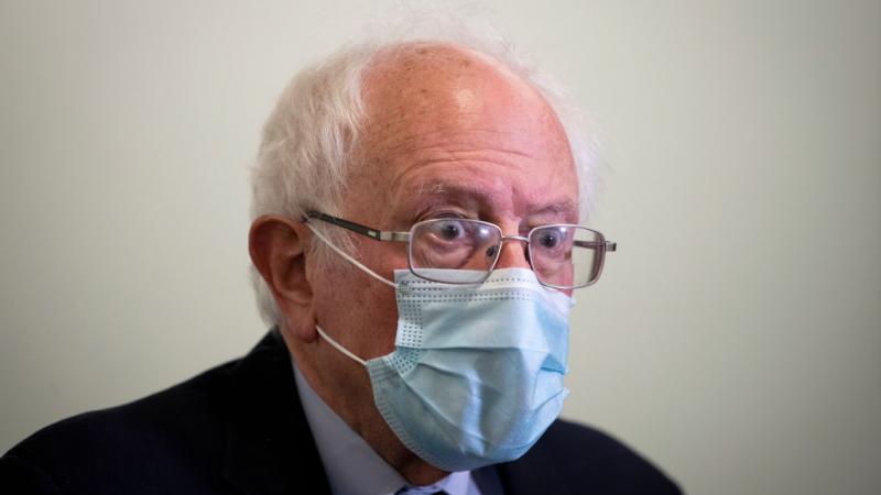 Sen. Bernie Sanders on Jan. 27, 2021