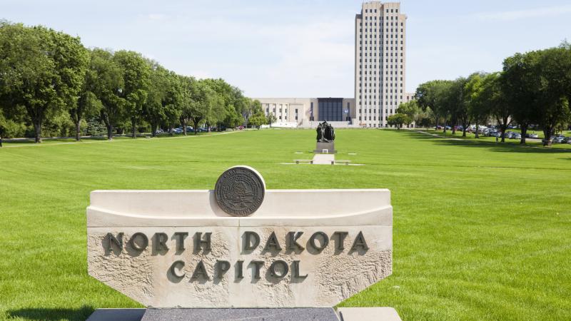 The North Dakota Capitol