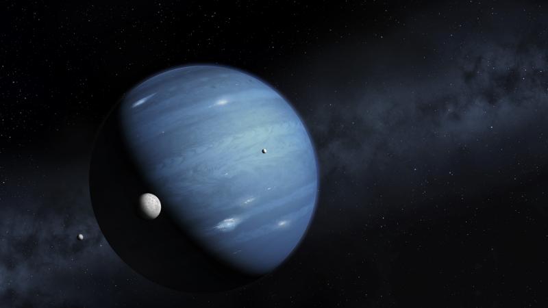 Planet Nine is hypothesized to lie far outside the orbit of Neptune