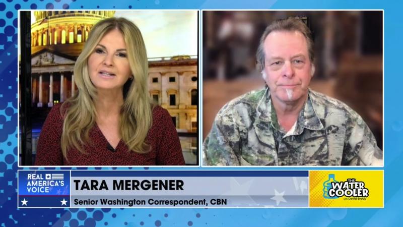 Tara Mergener and Ted Nugent
