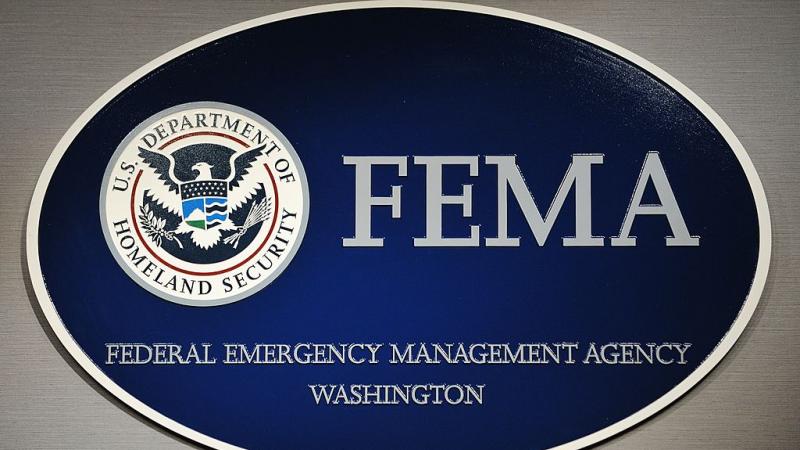 FEMA logo in Washington DC in 2011