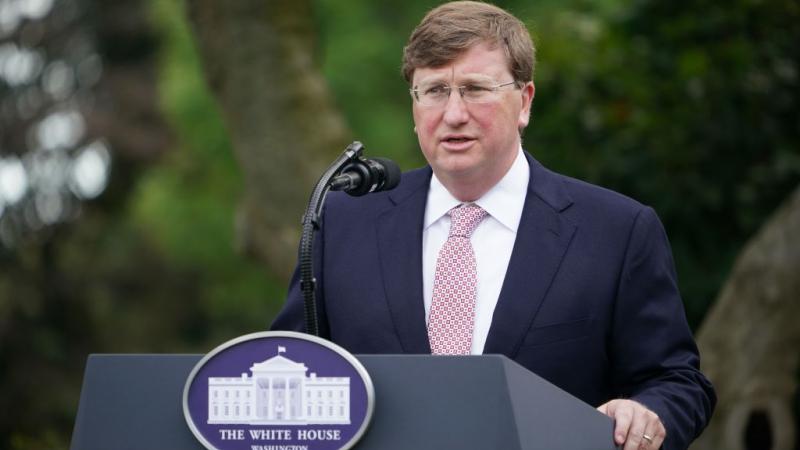 Tate Reeves speaks about COVID-19 testing at the White House