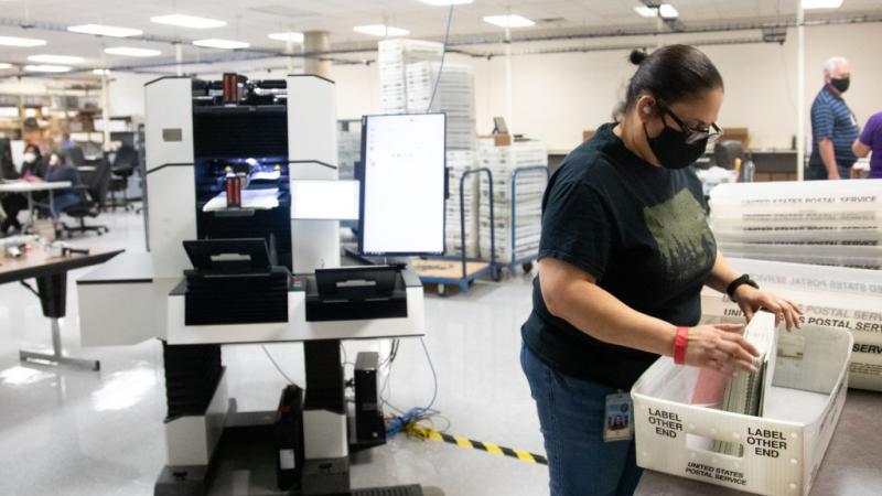 Ballot work in Maricopa County, AZ