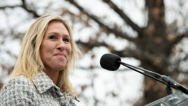 Rep. Marjorie Taylor Greene on Jan. 5, 2021