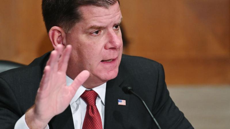 Marty Walsh on Feb. 4, 2021