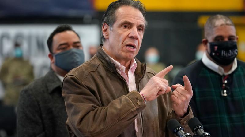 New York Gov. Andrew Cuomo on Feb. 22, 2021