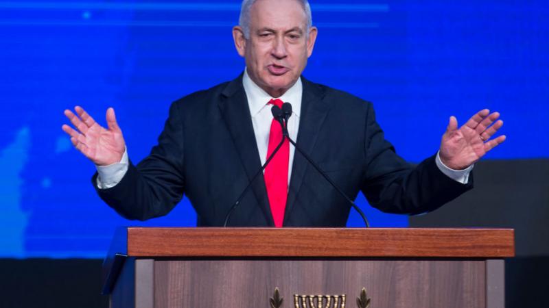 Israeli Prime Minister Benjamin Netanyahu on March 24, 2021