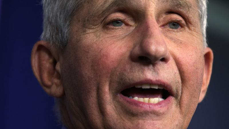 Dr. Anthony Fauci on Jan. 21, 2021